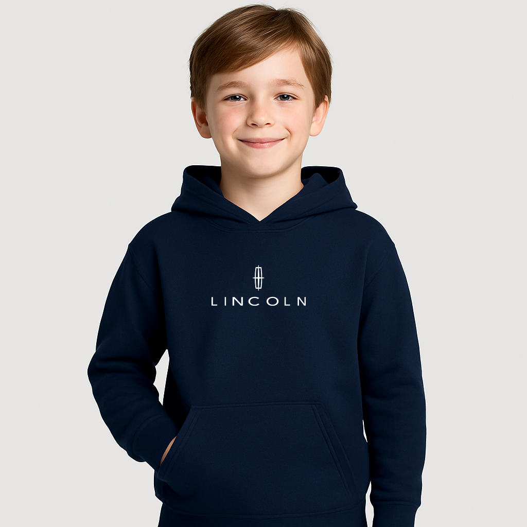 Youth Kids Lincoln Car Pullover Hoodie